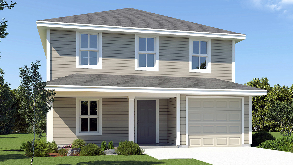 DR Horton San Antonio Riverstone at Westpointe elevation c exterior