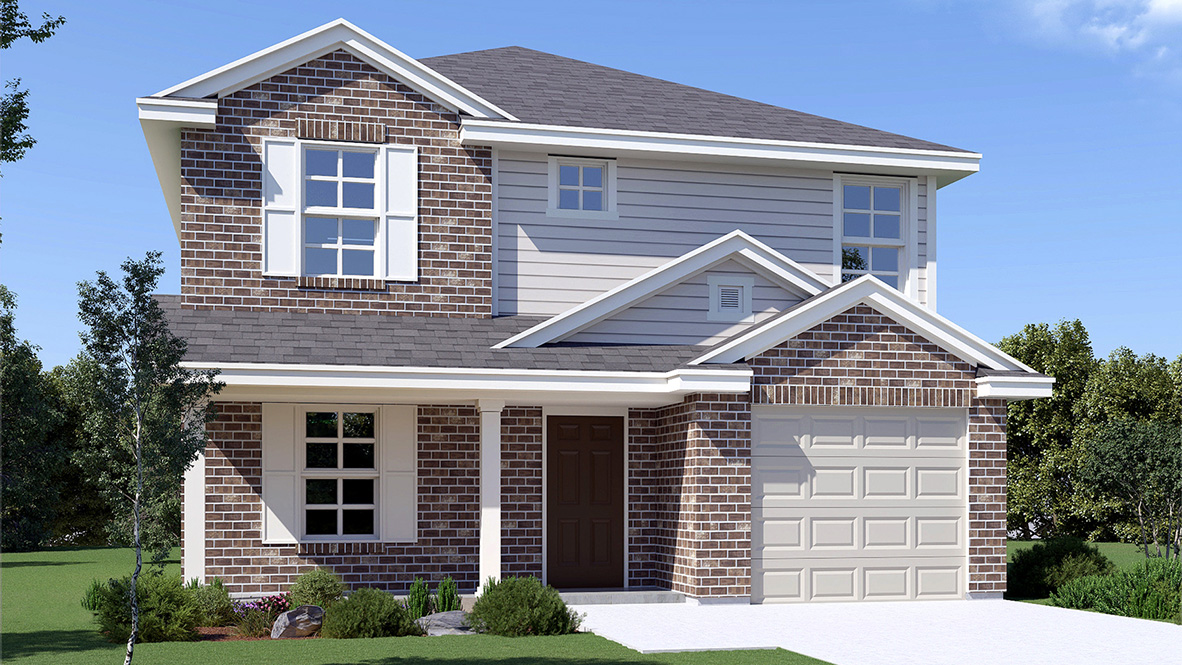 DR Horton San Antonio Riverstone at Westpointe elevation d exterior