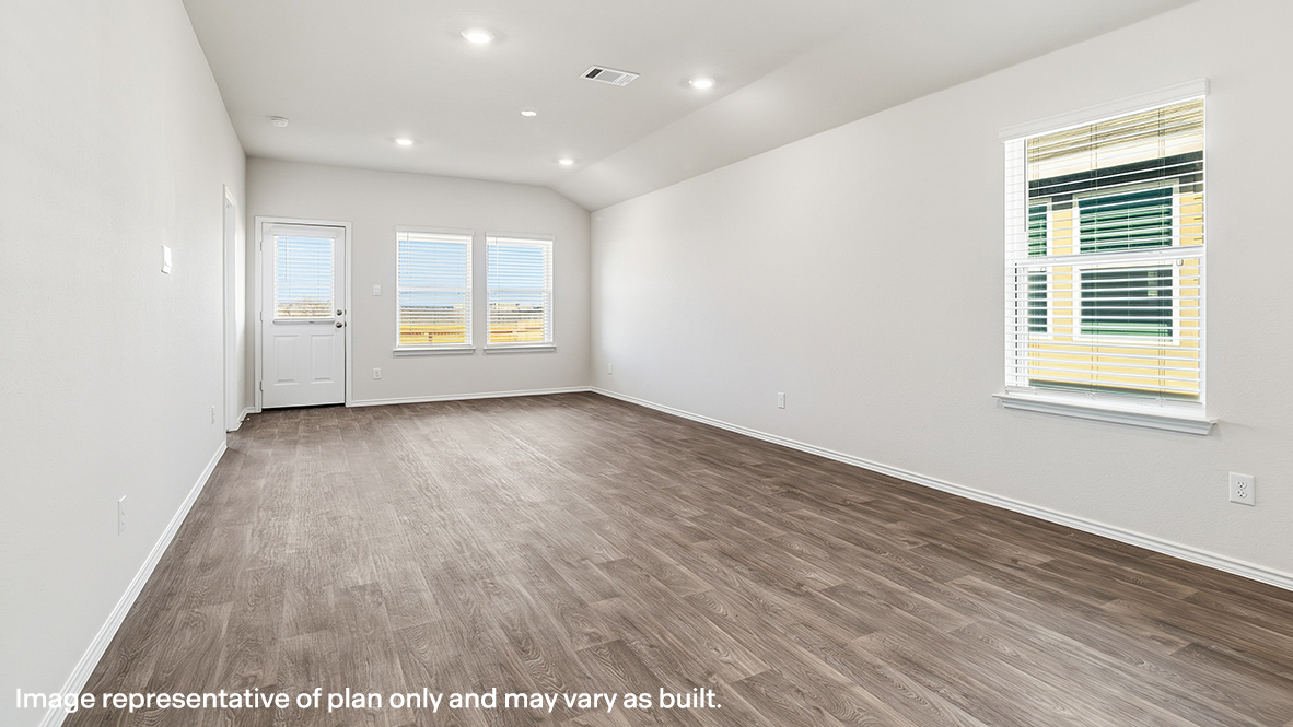 living and dining area