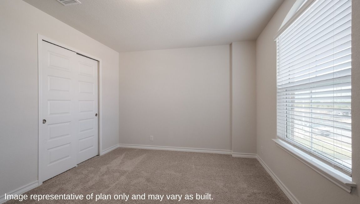 Bedroom 3, multi-use bedroom, study, flex-office, craft, entertainment, game room in D.R. Horton's new home
