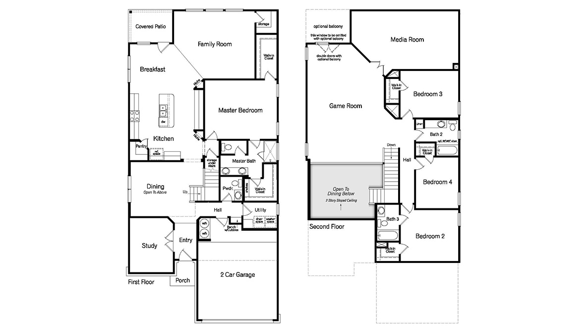 DR Horton San Antonio Brookstone Creek the stallion 2 story home with 4 bedrooms, 3.5 bathrooms and 2 car garage
