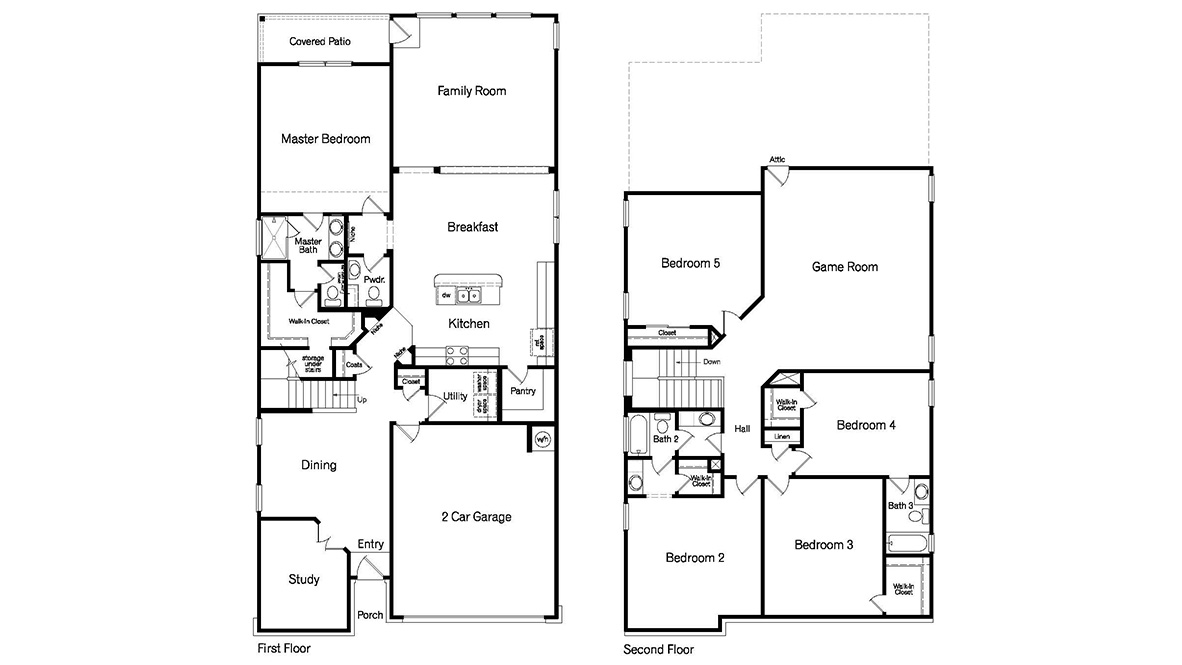 DR Horton San Antonio Brookstone Creek the clydesdale 3532 square feet 5 bedrooms, 3.5 bathrooms, 2 story, 2 car garage