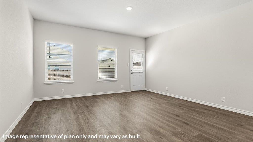 living room with hard surface flooring