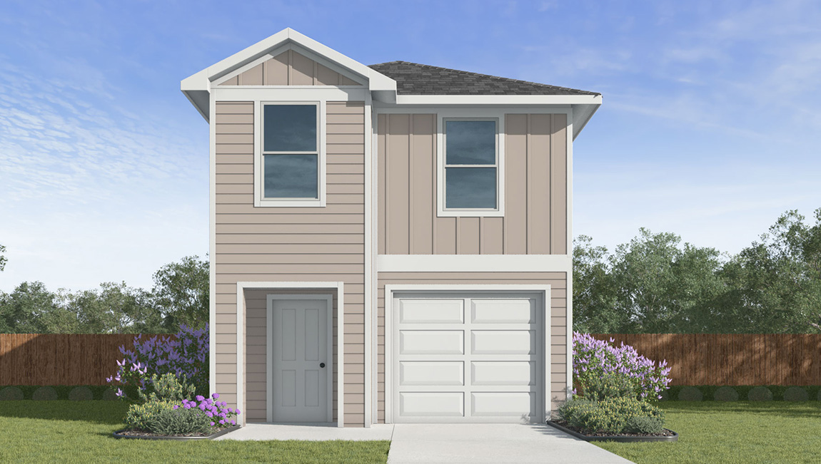elevation j with siding