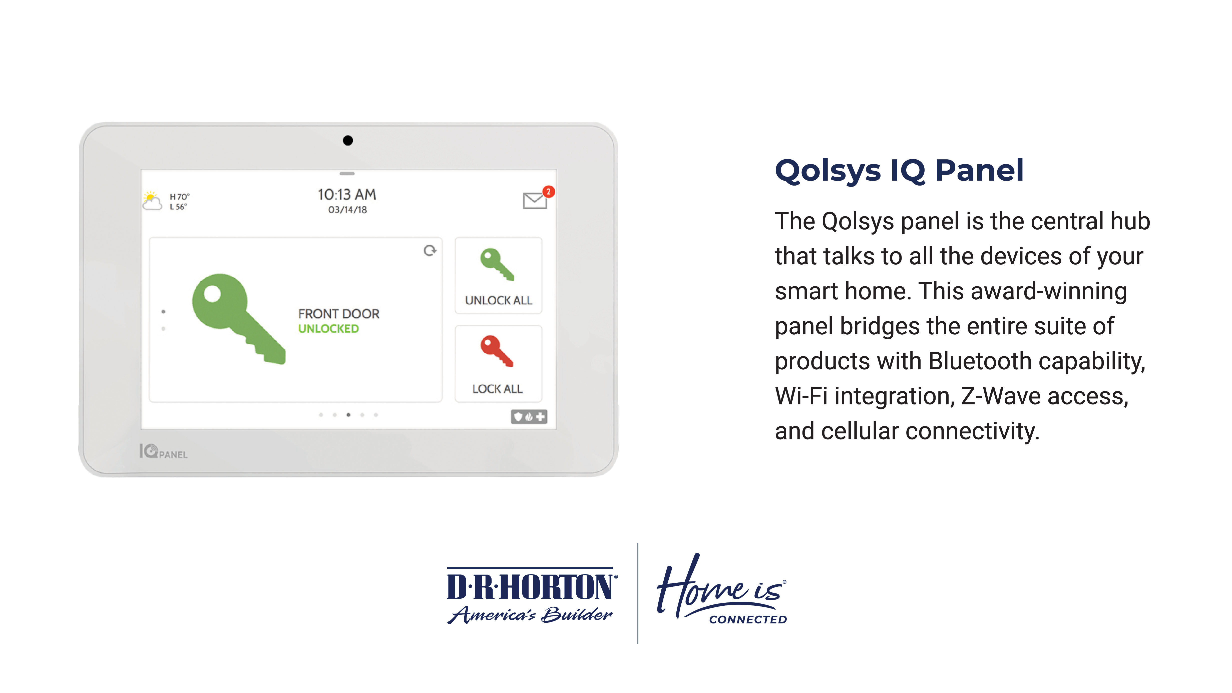 Americas Smart Home Qolysys Panel