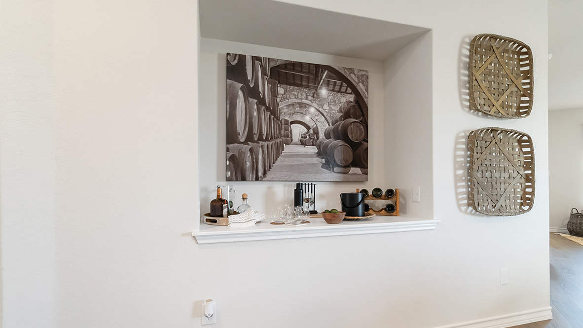 front entry foyer with hard surface flooring