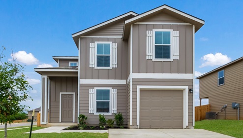 D.R. Horton san antonio solana ridge near lackland air force base 1900 square feet the ingleside floor plan exterior image