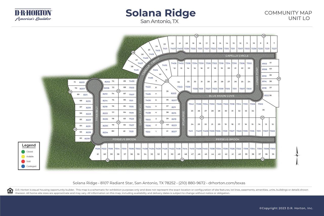 Static Lot Map