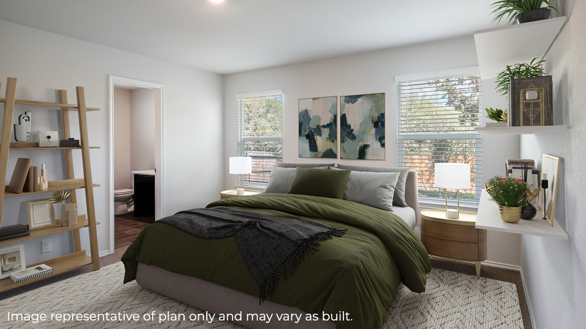 Primary - The Reese Floor Plan at Redbird Ranch in San Antonio, Texas Presented By D.R. Horton