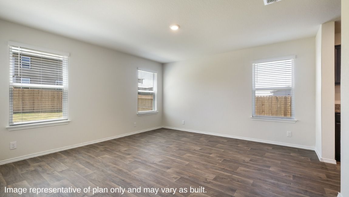 Living - The Wolters Floor Plan at Redbird Ranch in San Antonio, Texas Presented By D.R. Horton