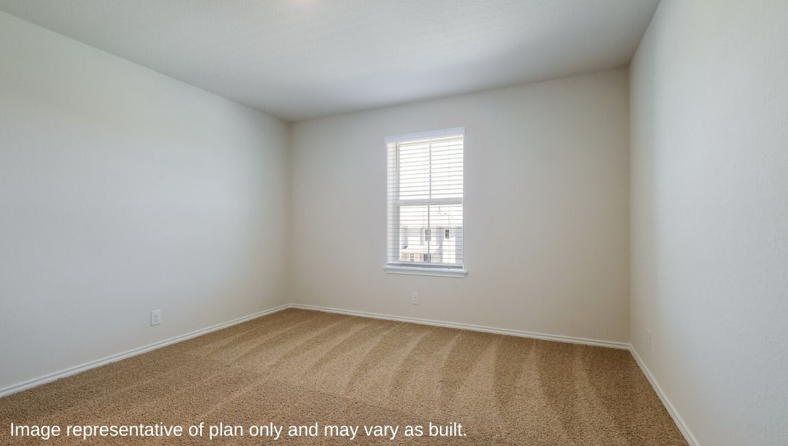 Secondary Bedroom - The Wolters Floor Plan at Redbird Ranch in San Antonio, Texas Presented By D.R. Horton