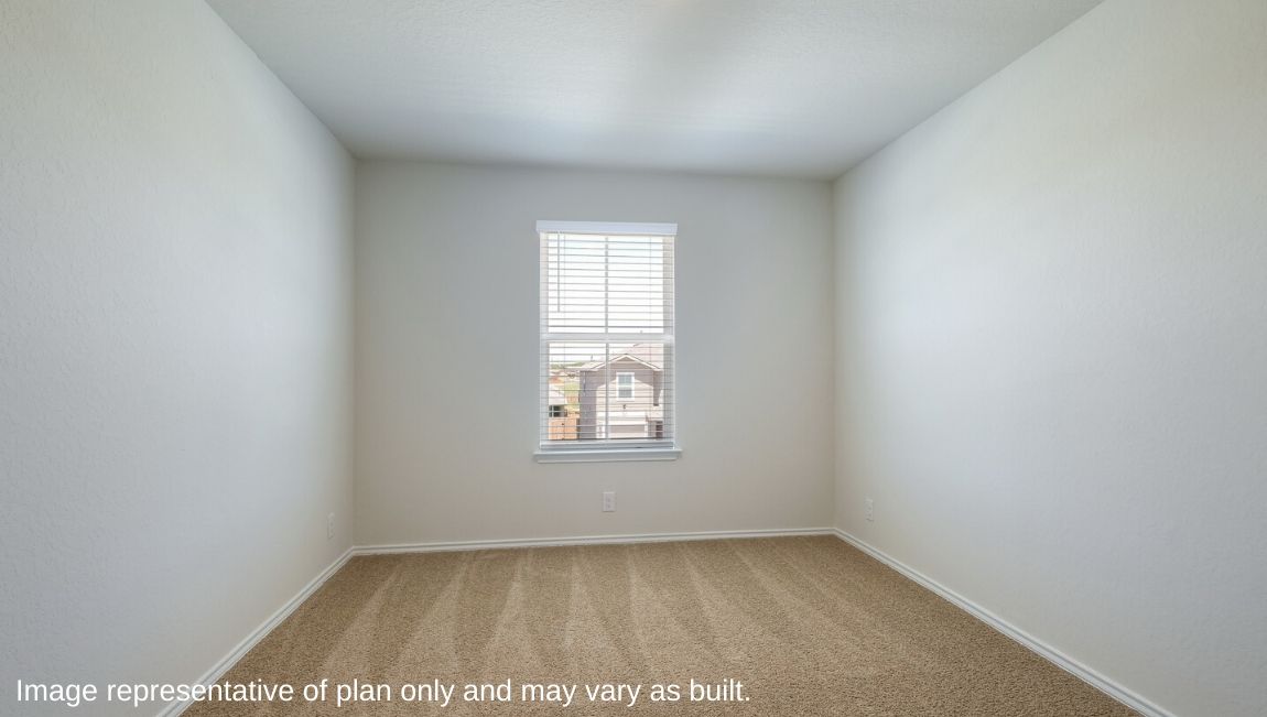 Secondary Bedroom - The Wolters Floor Plan at Redbird Ranch in San Antonio, Texas Presented By D.R. Horton