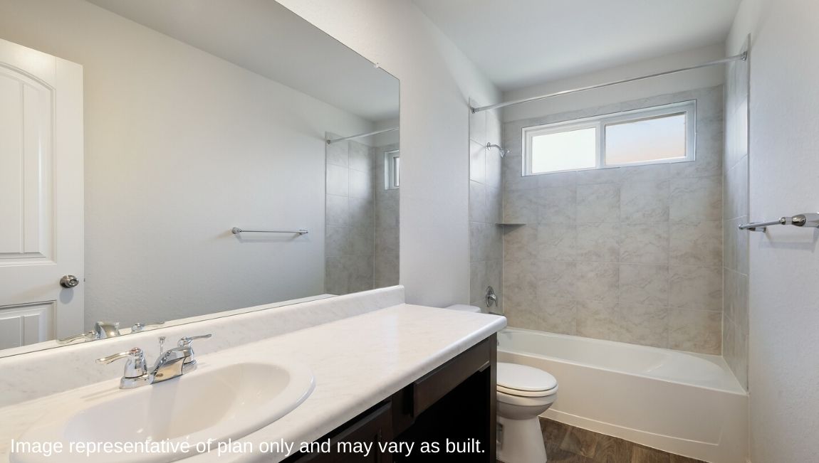 Family-Guest Bathroom - Smart Home - The Wolters Floor Plan at Redbird Ranch in San Antonio, Texas Presented By D.R. Horton