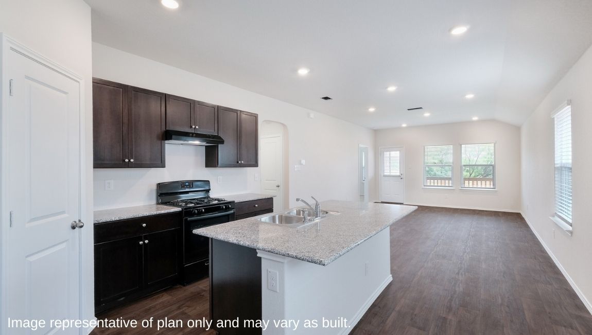 Kitchen Dining - The Amber Floor Plan at Redbird Ranch in San Antonio, Texas Presented By D.R. Horton