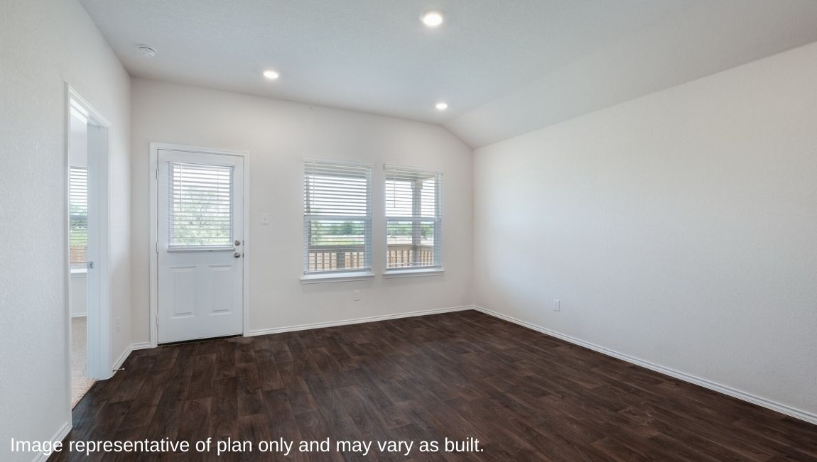 Living - The Amber Floor Plan at Redbird Ranch in San Antonio, Texas Presented By D.R. Horton