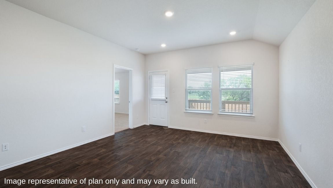 Living - The Amber Floor Plan at Redbird Ranch in San Antonio, Texas Presented By D.R. Horton