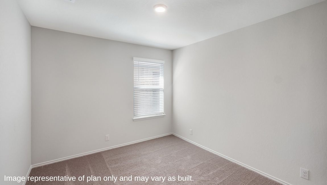 Secondary Bedroom - The Brooke Plan at Redbird Ranch in San Antonio, Texas Presented By D.R. Horton