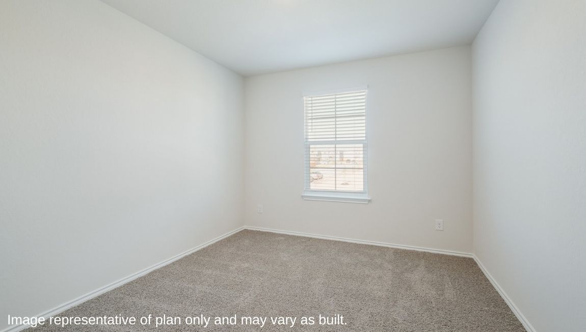Secondary Bedroom - The Emma Floor Plan at Redbird Ranch in San Antonio, Texas Presented By D.R. Horton