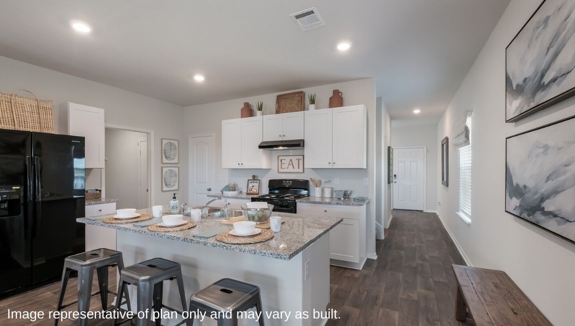 Kitchen - The Florence Floor Plan at Redbird Ranch in San Antonio, Texas Presented By D.R. Horton