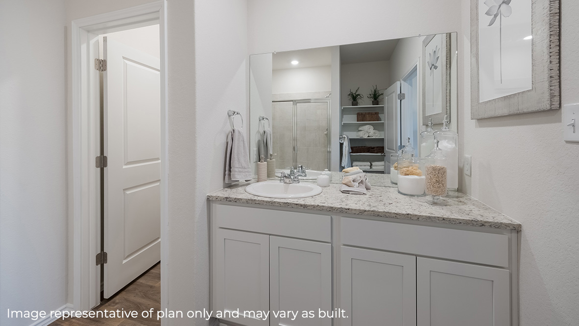 Owner's En-Suite - The Hanna Floor Plan at Redbird Ranch in San Antonio, Texas Presented By D.R. Horton