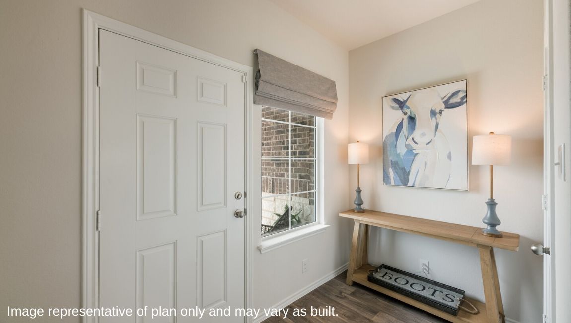 Front Entry - Foyer - The Jasmine Floor Plan at Redbird Ranch in San Antonio, Texas Presented By D.R. Horton