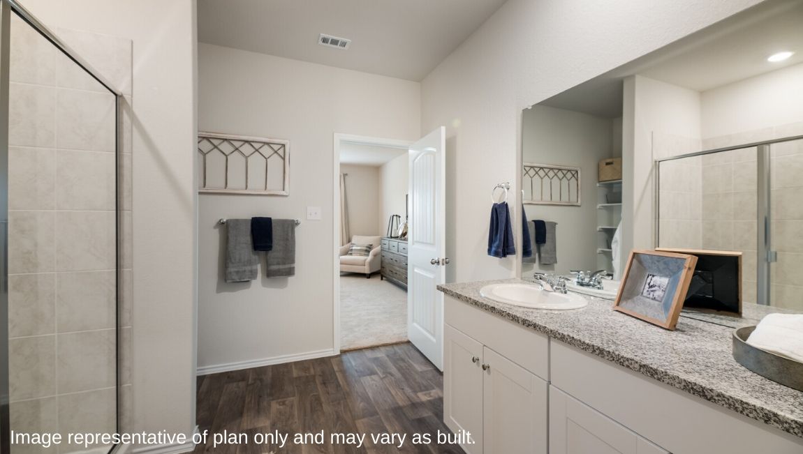 Owner's En-Suite - The Jasmine Floor Plan at Redbird Ranch in San Antonio, Texas Presented By D.R. Horton
