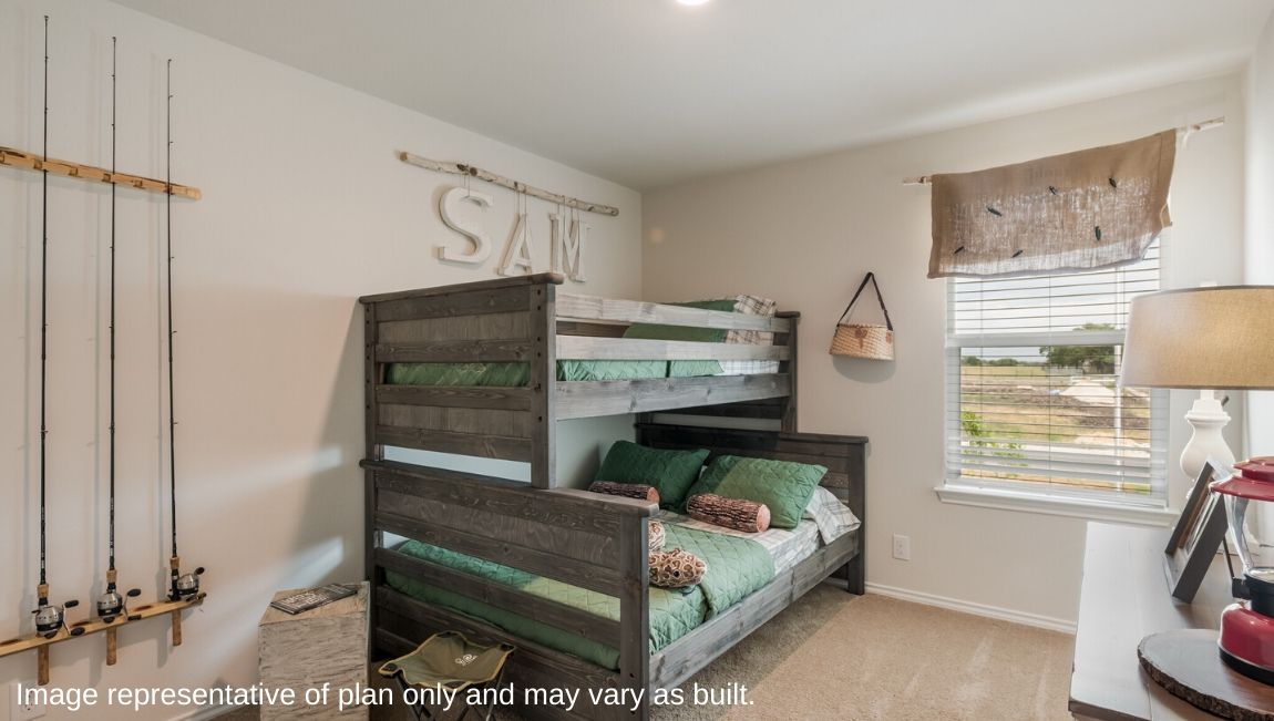 Flex Bedroom - The Jasmine Floor Plan at Redbird Ranch in San Antonio, Texas Presented By D.R. Horton