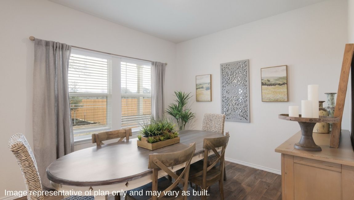 Dining - The Kate Floor Plan at Redbird Ranch in San Antonio, Texas Presented By D.R. Horton