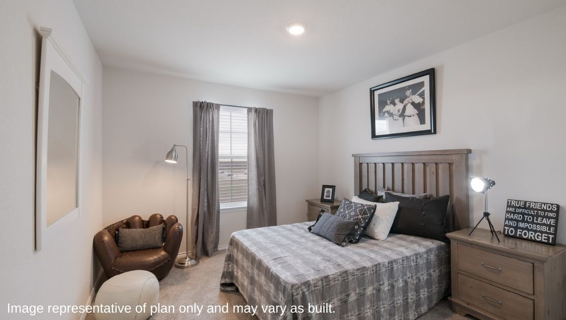 Flex Bedroom - The Kate Floor Plan at Redbird Ranch in San Antonio, Texas Presented By D.R. Horton