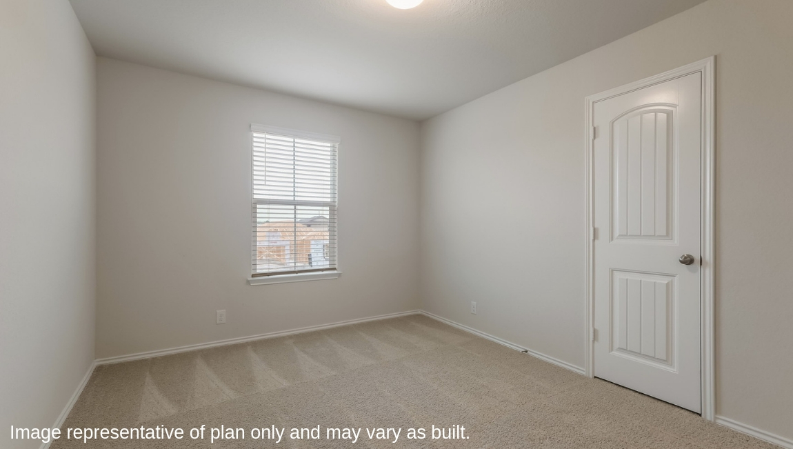 Secondary Bedroom - The Reese Floor Plan at Redbird Ranch in San Antonio, Texas Presented By D.R. Horton
