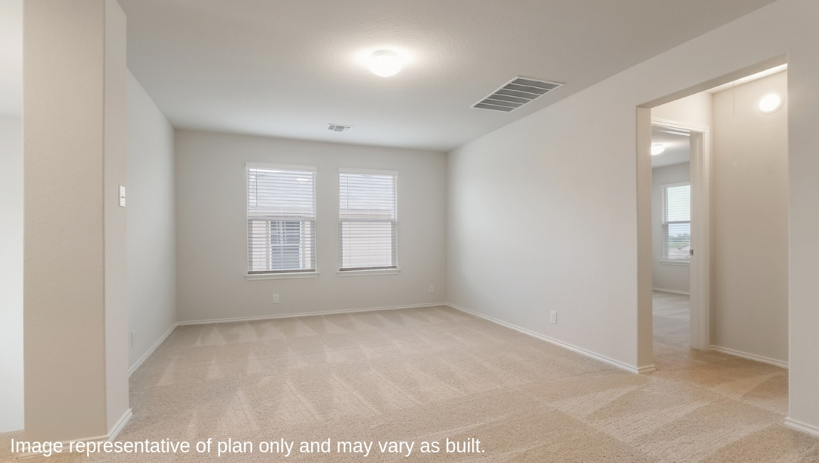 Loft - Secondary Bedroom - The Reese Floor Plan at Redbird Ranch in San Antonio, Texas Presented By D.R. Horton