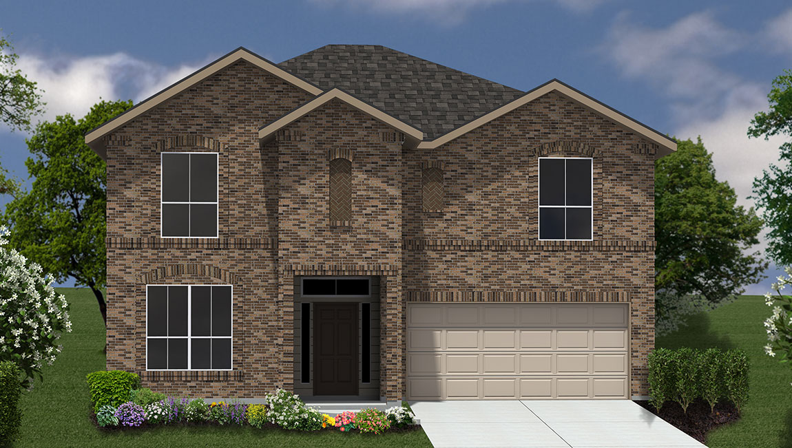 Floor Plan in Valley Ranch San Antonio, TX D.R. Horton