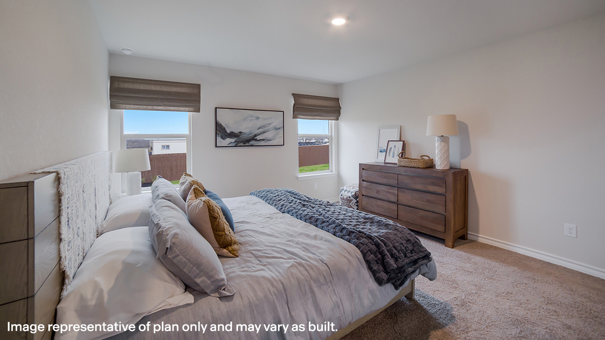 DR Horton San Antonio The Canyons at Amhurst the bryant 1703 square feet main bedroom suite