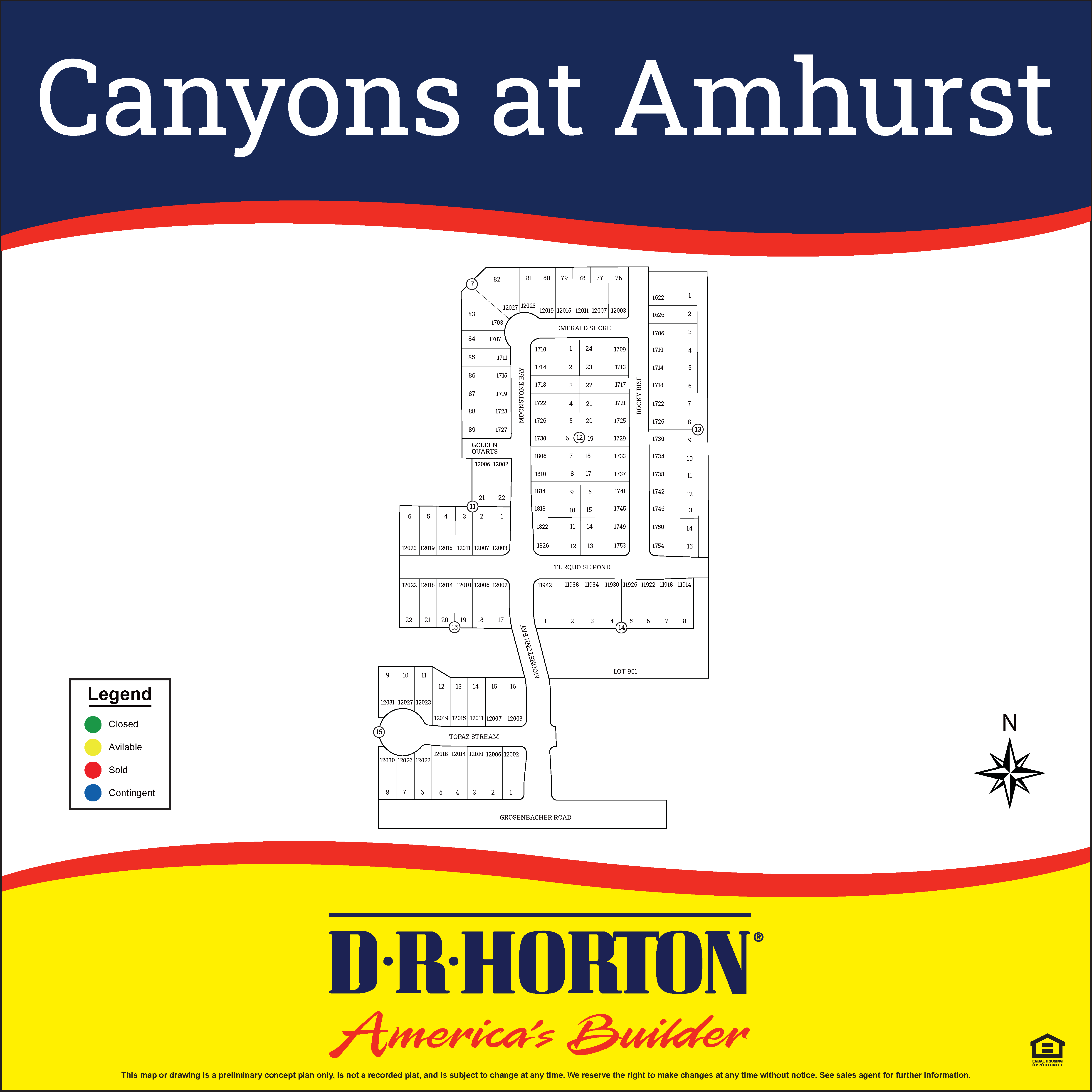 New Homes in Express The Canyons at Amhurst San Antonio, TX D.R. Horton