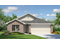 Bulverde Texas DR Horton Homes Copper Canyon The Torre floor plan 1442 square feet one story New Construction Homes elevation A exterior render with brick and siding 2 car garage