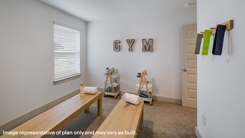 DR Horton Bulverde The Reserve at Copper Canyon the irving floor plan 2594 square feet gym room