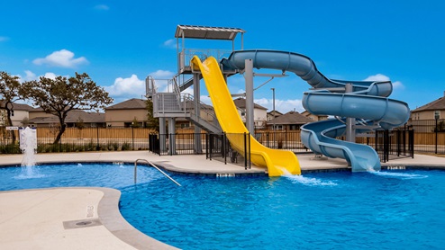 Water Slides - - Riverstone at Westpointe San Antonio, TX Presented By D.R. Horton