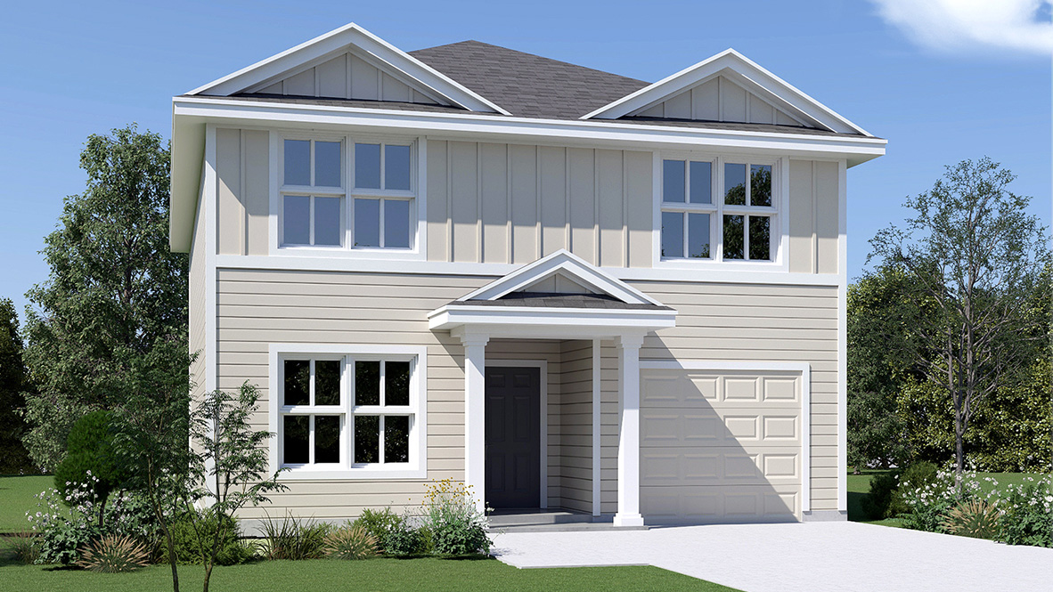 DR Horton San Antonio Riverstone at Westpointe elevation b exterior
