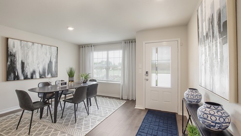 San Antonio Redbird Ranch new home construction separate dining room