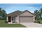 St Hedwig Texas Express Homes DR Horton Cobalt Canyon Brooke one story floor plan 1396 square feet New Construction Homes Community brick and stone exterior render 2 car garage