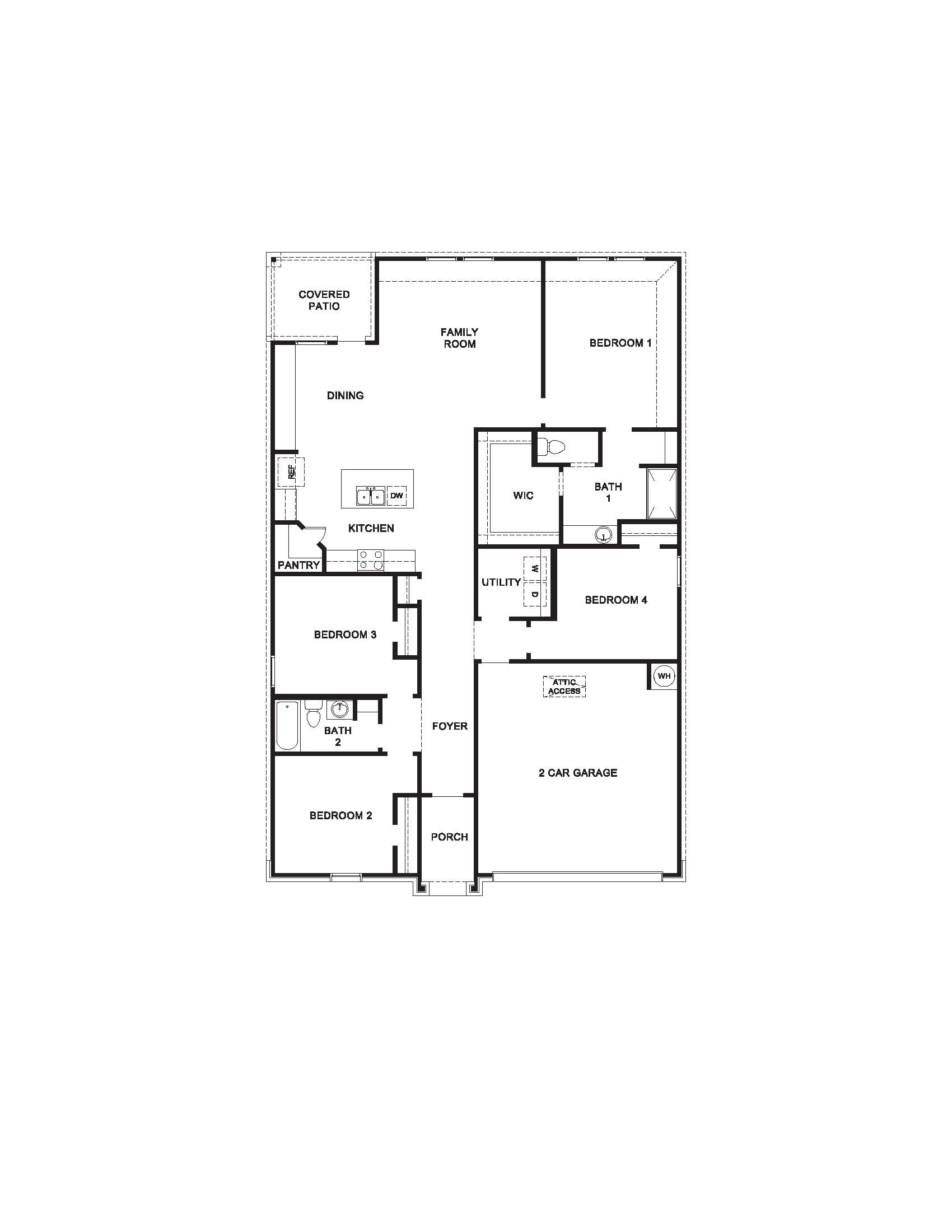 riverstone at westpointe the irvine floorplan1796 sqft one story four beds two baths
