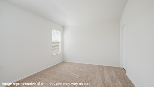 San Antonio Applewood New Construction Homes main bedroom suite with carpet and natural light