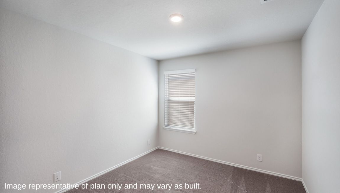 San Antonio Applewood New Home Construction secondary bedroom with carpet