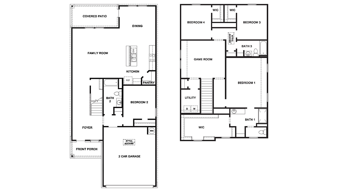 two story home with five bedrooms and three bathrooms