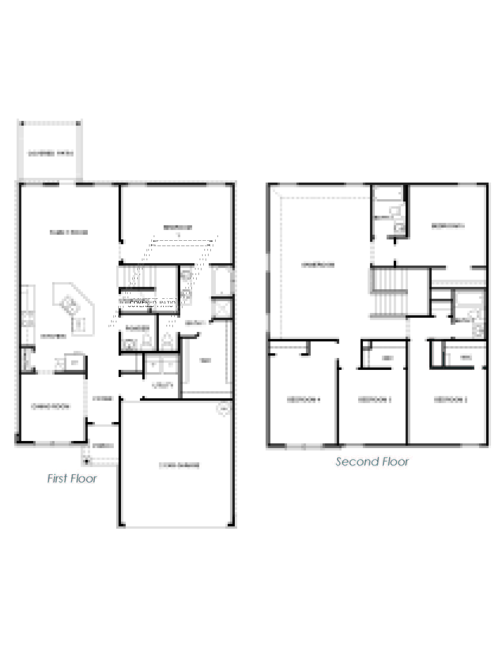 DR Horton San Antonio Stonehill the landry floor plan, 2678 square feet, 2 story home, 5 bedrooms, 3.5 bathrooms, 2 car garage