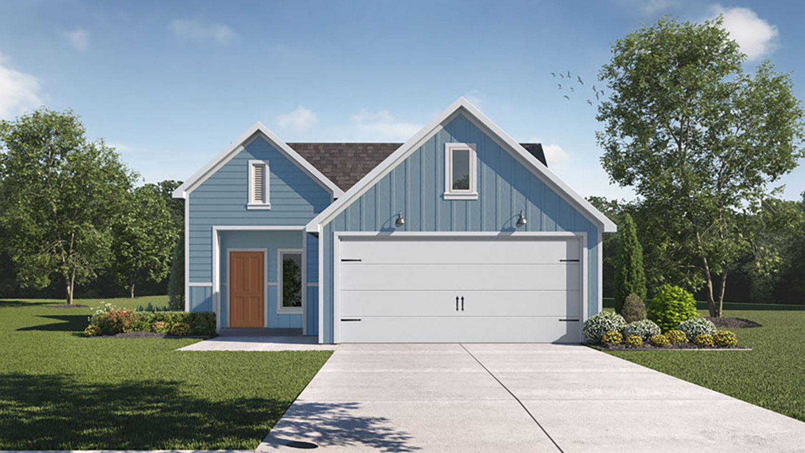 Amber exterior rendering