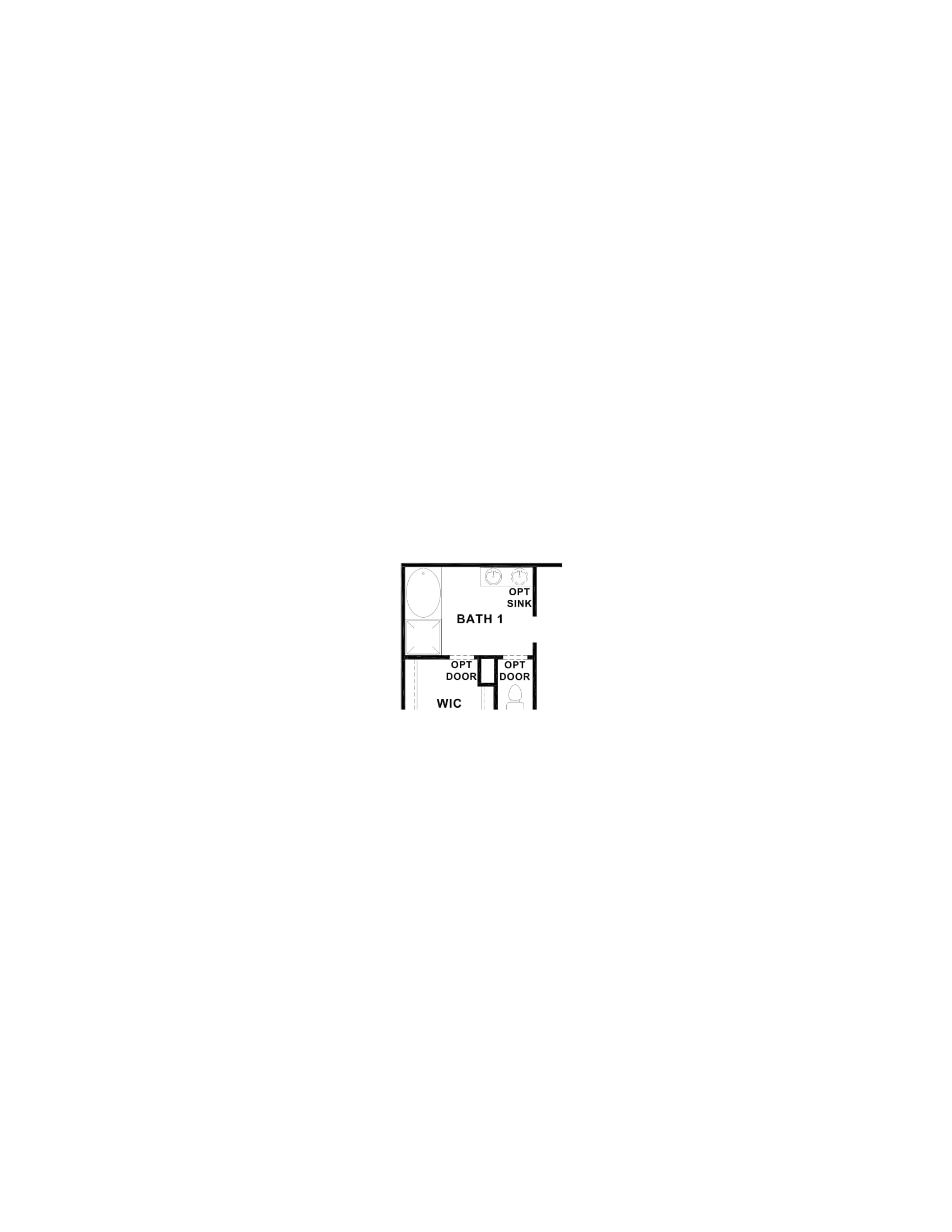 Emma Floorplan optional master bath