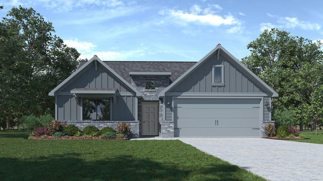 Texas Cali Exterior Elevation F Rendering