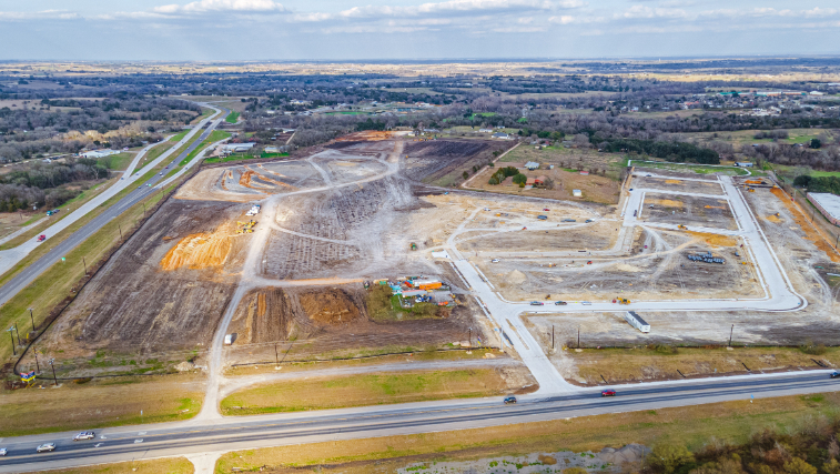 Liberty Village aerial view.