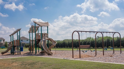 Southern Pointe kids park section 100 with swings